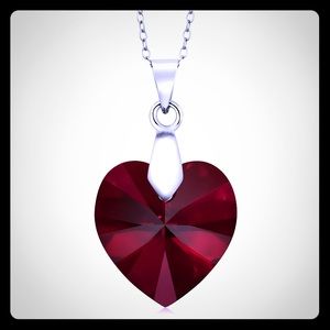 Nirano Collection Red Heart Pendant Necklace ❤️